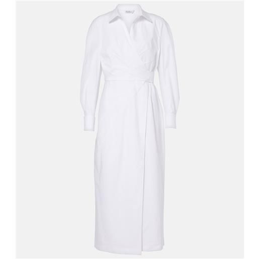 Max Mara abito a portafoglio in twill di misto cotone