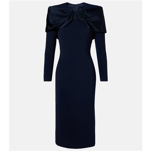 Jenny Packham abito midi penny con mantella