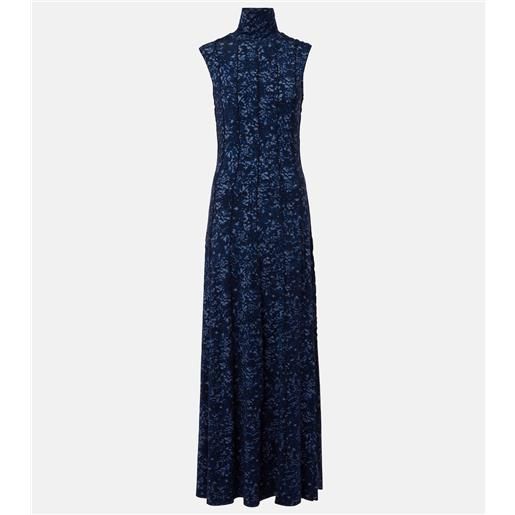 Proenza Schouler white label - abito lungo valentina in jersey con stampa
