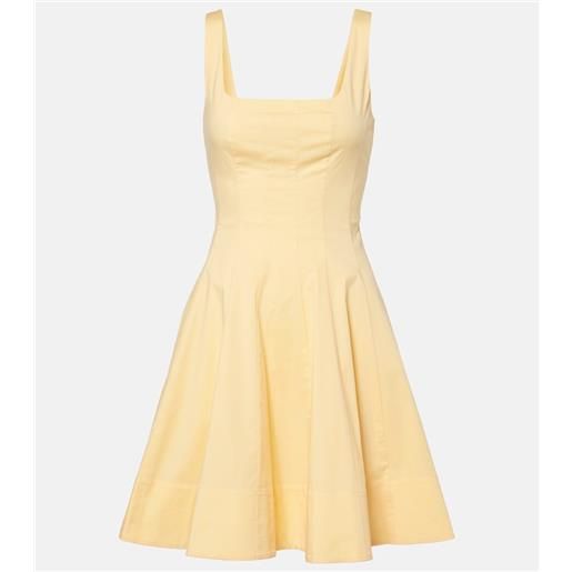 Staud abito corto romy in cotone