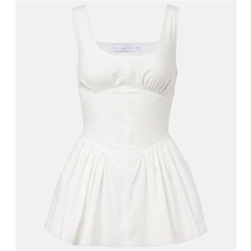 Proenza Schouler white label - top bader in popeline