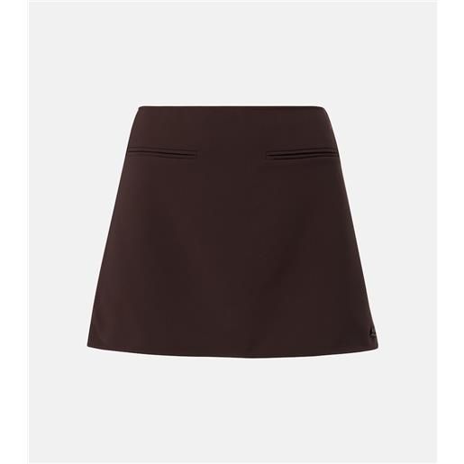 Courreges courrã¨ges minigonna in twill