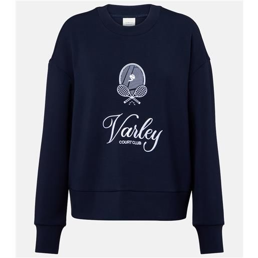 Varley felpa rasco in jersey con logo