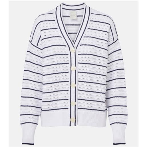 Varley cardigan antonia in cotone a righe