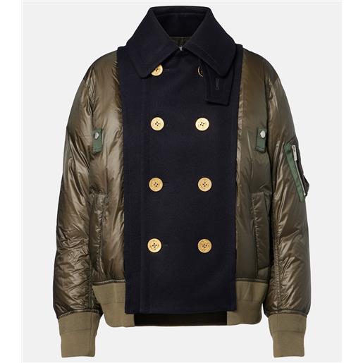 Sacai piumino doppiopetto