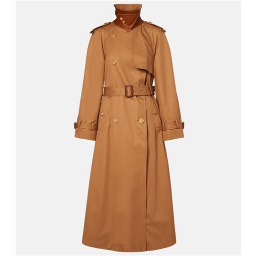 Chloe chloã© trench in gabardine di cotone