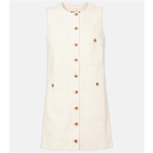 Veronica Beard abito corto di jeans oakley