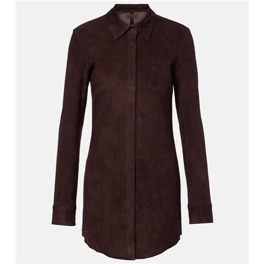 Stouls abito chemisier geraldine in suede