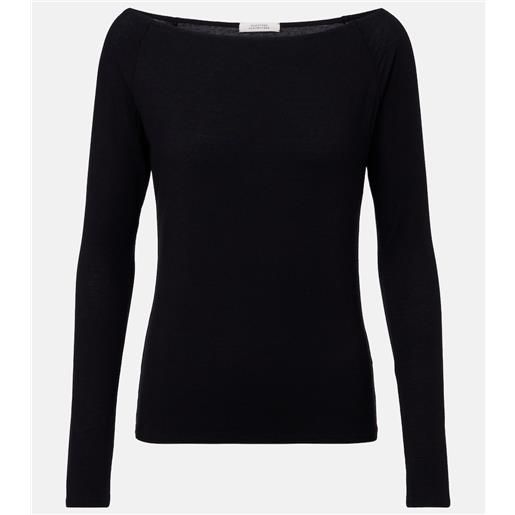 Dorothee Schumacher top off-shoulder chic comfort