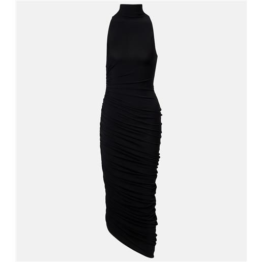 Jacquemus abito midi piazza in jersey