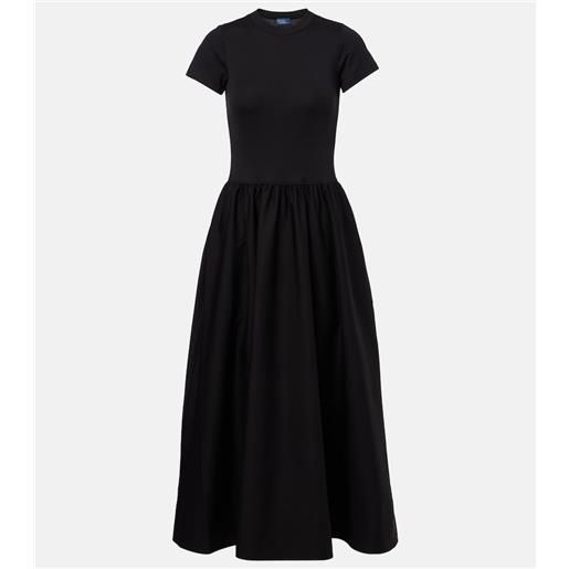 Polo Ralph Lauren abito midi in jersey di cotone