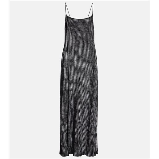The Frankie Shop abito lungo sienna in lino
