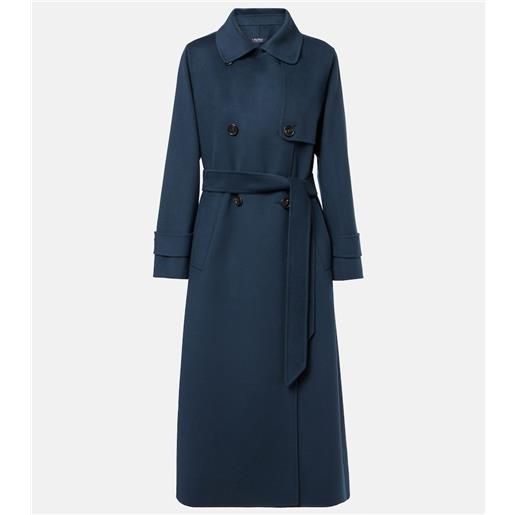 'S Max Mara cappotto in lana vergine con cintura