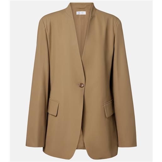 Max Mara blazer segnale in twill di cotone