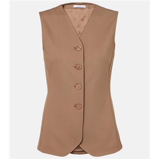 Max Mara gilet fornovo in jersey