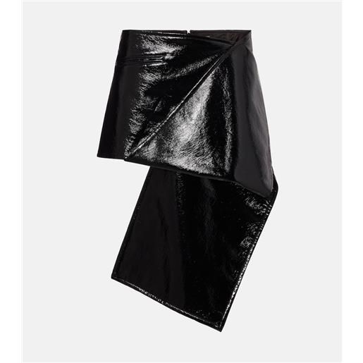 Courreges courrã¨ges minigonna asimmetrica