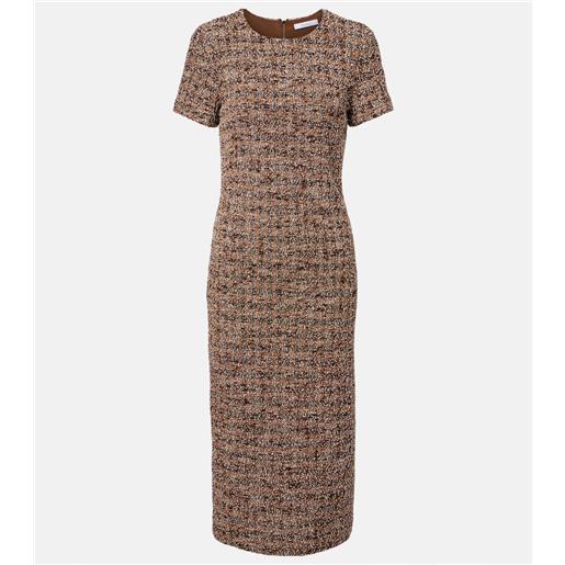 Max Mara abito midi giugno in misto cotone e lana
