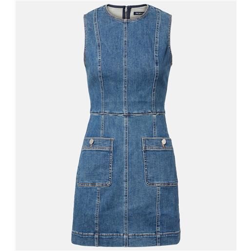 Veronica Beard abito corto di jeans zaire