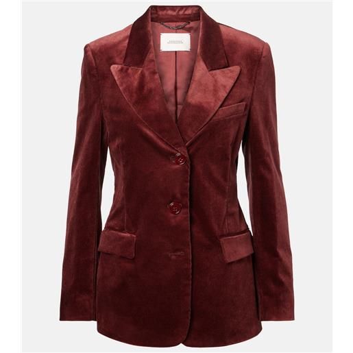 Dorothee Schumacher blazer twisted structure in velluto a coste