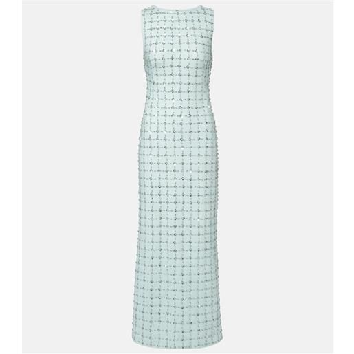 Simkhai abito lungo con paillettes