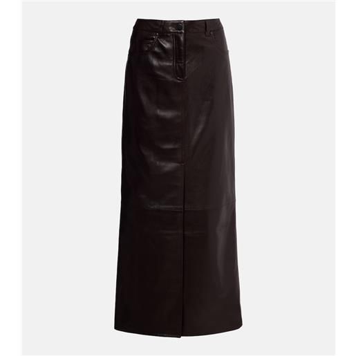 Dorothee Schumacher gonna lunga in pelle a vita alta