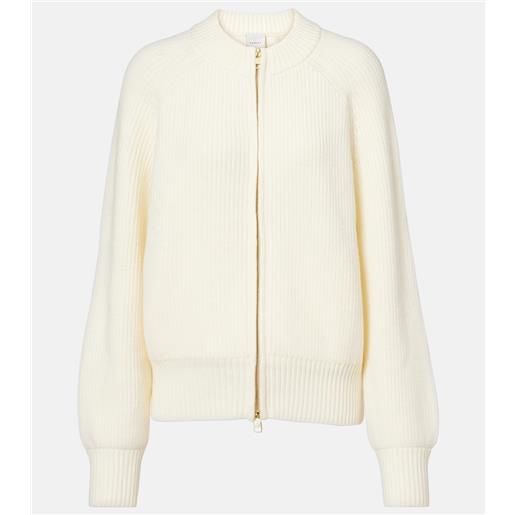 Varley cardigan milo in maglia a coste con zip