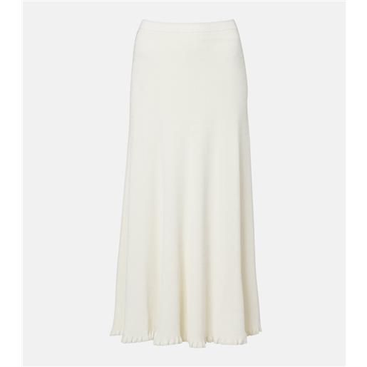 Proenza Schouler gonna midi white label stina in maglia a coste