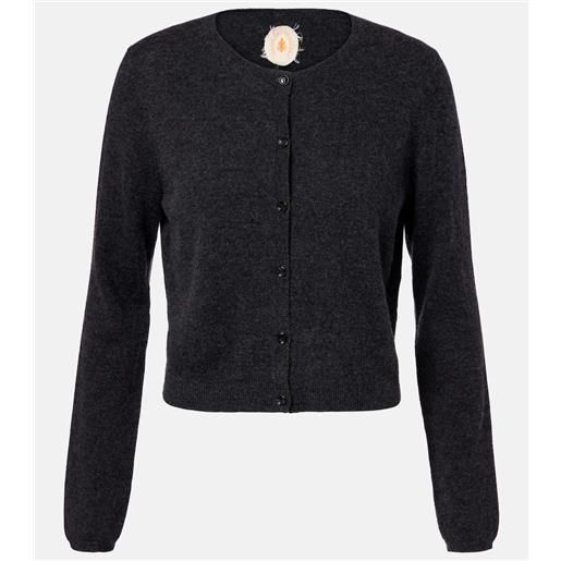 Jardin des Orangers cardigan cropped in lana e cashmere