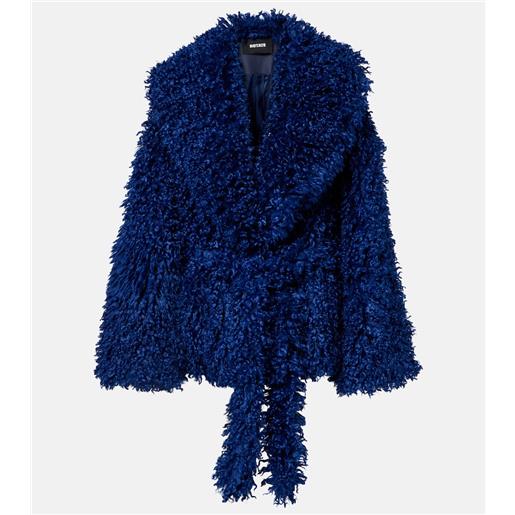 Rotate cappotto oversize con cintura