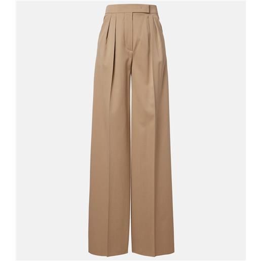 Max Mara pantaloni a gamba larga quorum in lana vergine