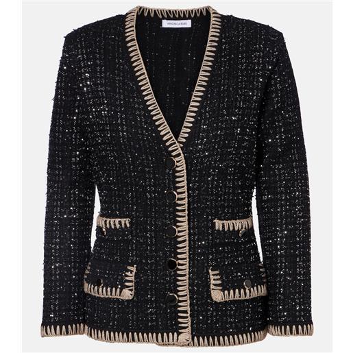 Veronica Beard cardigan ceriani in tweed