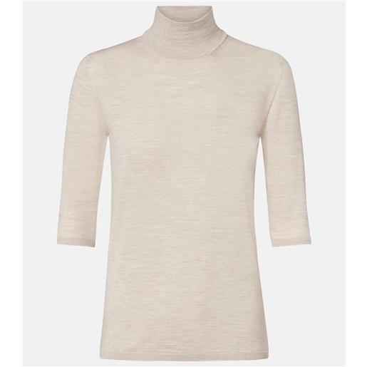 Max Mara dolcevita boa in lana vergine
