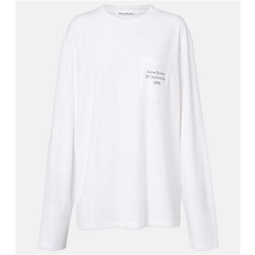 Acne Studios t-shirt oversize edden in misto cotone