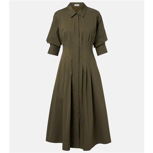 Simkhai abito chemisier jazz in popeline di misto cotone