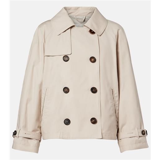 Max Mara giacca the cube tesoro in twill di misto cotone
