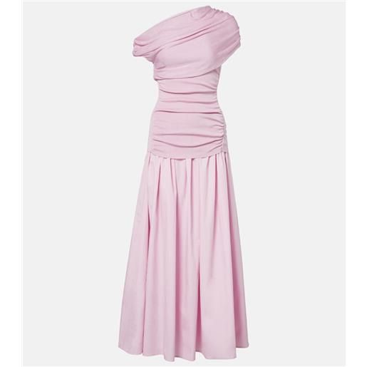 Self-Portrait abito midi asimmetrico