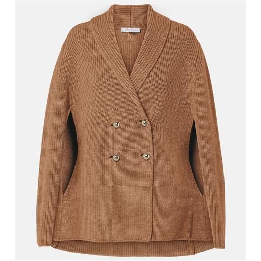 Max Mara mantella doppiopetto agenzia in lana vergine