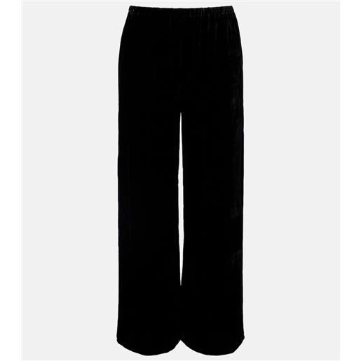 Asceno pantaloni a gamba larga austin in velluto