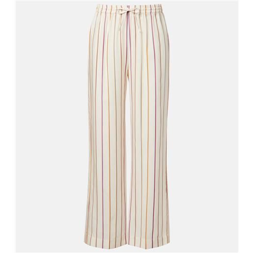 Asceno pantaloni regular aria a righe
