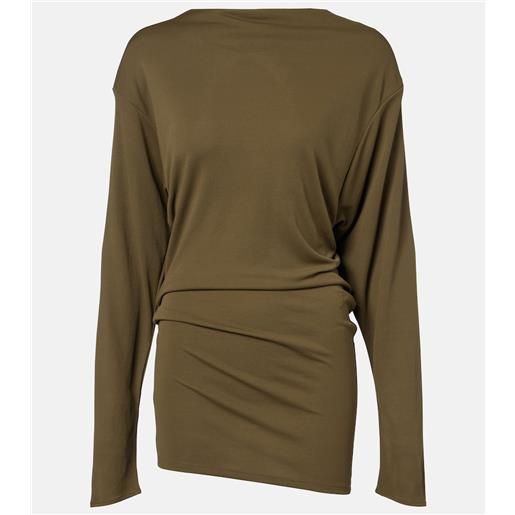 Jacquemus abito corto mistral in jersey