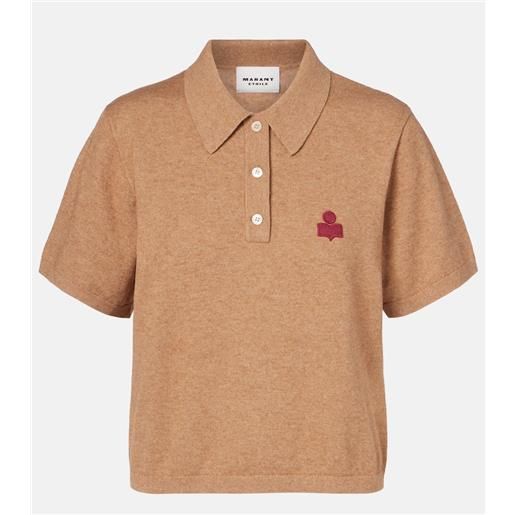 Marant Etoile polo althea in cotone e lana