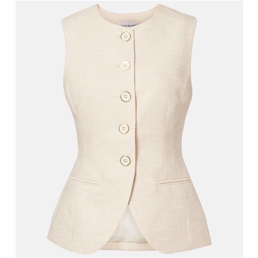 Rebecca Vallance gilet winnie in tweed