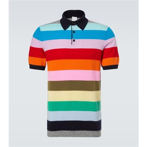 Allude polo in cashmere a righe
