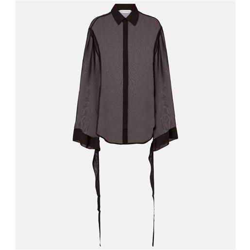 The Frankie Shop camicia verlin in chiffon