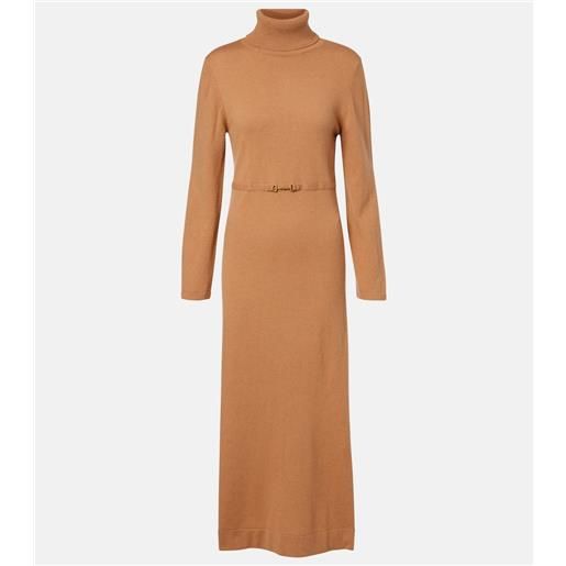 Rixo abito midi elliette in lana e cashmere