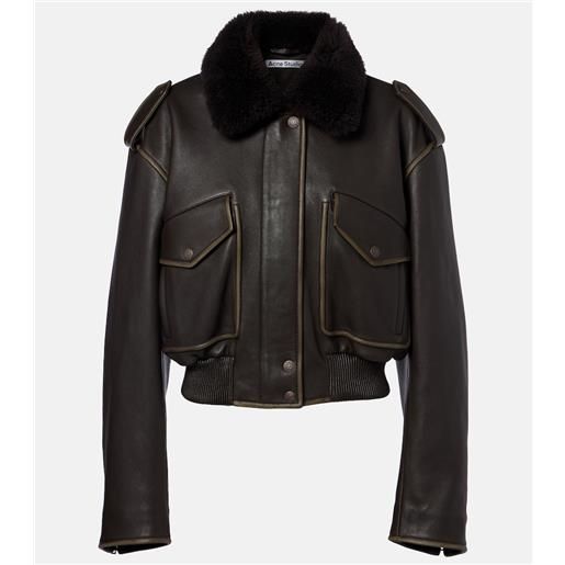Acne Studios bomber in pelle