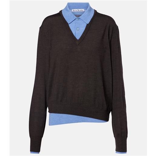 Acne Studios polo in lana