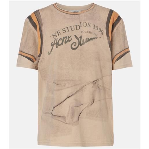 Acne Studios t-shirt in jersey di cotone con logo