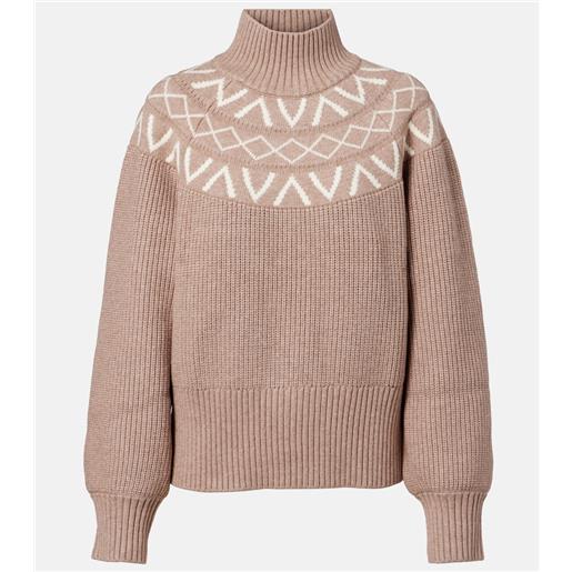Varley dolcevita marcie in maglia a coste