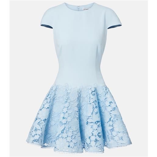 Self-Portrait abito corto in pizzo